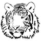 thumbnail image 1 of Decomural Tiger Head Wild Animals WS-17367, 1 of 2