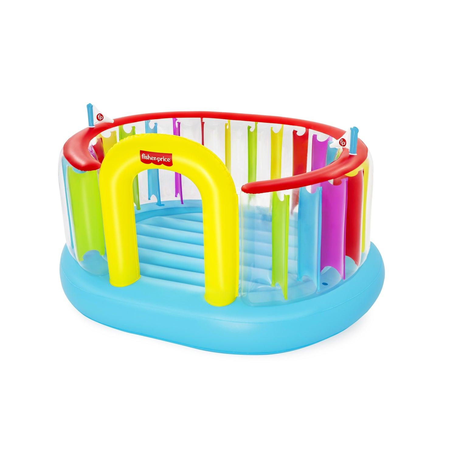 Bestway - Castillo Saltador Infable Fisher Price Niños 2.26X1.75X1.38M Azul Tamano Unico
