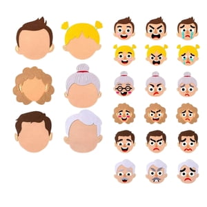 Bothyi - Juguete De Aprendizaje Socioemocional: Crea Caras Divertidas Con Pegatinas, Juegos Para Niños