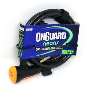 On Guard - Candado Espiral Ns 180X8Mm Naranjo