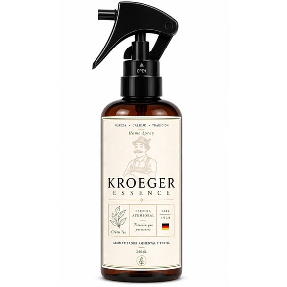 Kroeger Essence Aromatizador de Ambientes Premium – 250 ml Green Tea