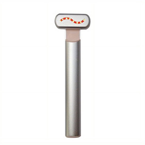 Look Younger Instantly - 4-in-1 Facial Wand with Red Light, Microcurrent & Massager for Face, Eyes & Neck!