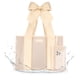 thumbnail image 1 of Bolso tote Case-Mate de rafia ecru con lazo, impermeable, 43 x 20 x 30 cm, 1 of 8