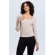 thumbnail image 2 of Polera Mujer Escote Cuadrado Beige - ll, 2 of 4