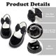thumbnail image 2 of Zapatos de Vestir para Niña Pequeña Wulubaba Mary Jane con Moño Negro Talla 7, 2 of 6