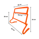 thumbnail image 3 of Pack X5 Vallas De Salto Con Altura Ajustable Para Entrenamiento Deportivo, 3 of 3
