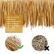 thumbnail image 3 of Techo de paja artificial con forma de palma de 5 m x 5 m para Tiki Bar Hut Garden, 3 of 6