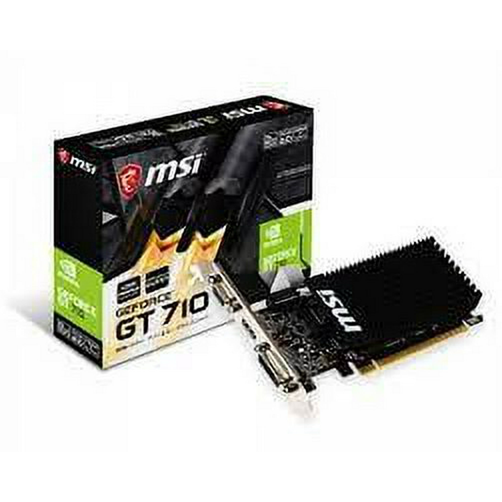 Tarjeta De Video Nvidia Msi Geforce 700 Series Gt 710 Gt 710 2gd3 Lp 2gb Msi