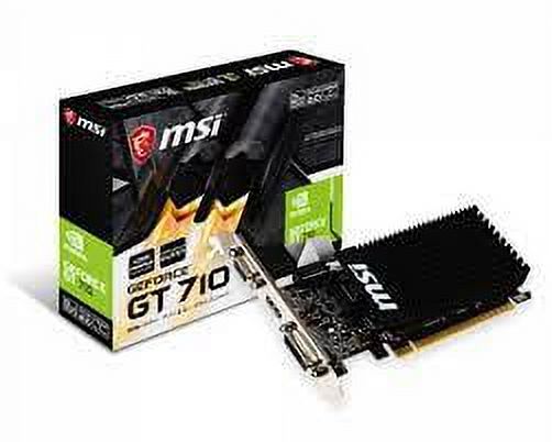 Tarjeta De Video Nvidia Msi Geforce 700 Series Gt 710 Gt 710 2Gd3 Lp 2Gb Msi