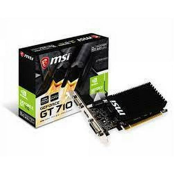 TARJETA DE VIDEO NVIDIA MSI GEFORCE 700 SERIES GT 710 GT 710 2GD3 LP 2GB MSI