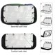thumbnail image 3 of Maple-theme Car Rear Seat Covers Back Elastic Flexible Car Seat Covers Decorative Fits Most Cars 120x59x76cm, 3 of 6