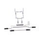 thumbnail image 5 of RC Servo Servo Servo Mount Stand Con Enlace De Dirección Para 1:10 Sacle Car Silver, 5 of 5