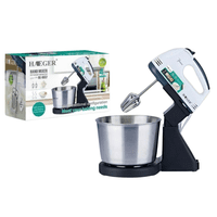 Genérico - Batidora Pedestal Haeger 250W 7 Velocidades Con Bowl Color B Blanco 50 Hz X 60 Hz