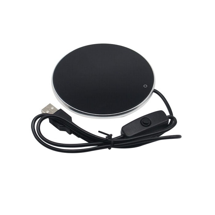 Genérico - Posavasos Calentador De Tazas Con Puerto Usb