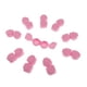 thumbnail image 2 of 10 piezas mini soporte de viaje de lentes de contacto flip-top sostenedor de caja de remojo rosa, 2 of 3