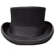 thumbnail image 3 of Sombrero bajo de fieltro de lana negro Hanshow 61 cm, 3 of 7