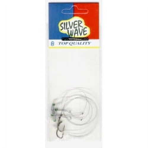 Silver Wave - Armada Pejerrey 2 Anzuelos Crystal #8 2 Rotores En Nylon 0,4