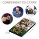 thumbnail image 4 of Richie Rich Porta Pasaporte y Cartera de Viaje Premium de Cuero PU, Funda de Pasaporte Bloqueo RFID con Ranuras para Tarjetas de Crédito, Estuche para Libro de Pasaporte para Familia 10cm × 15cm, 4 of 6