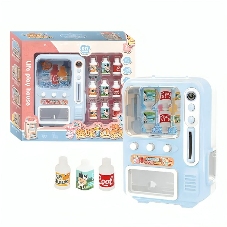 Genérico - Mini Maquina Expendedora Para Niños Juguete Celeste