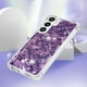 thumbnail image 4 of Funda Para Samsung Galaxy S24 Con Brillo Líquido, Protección Completa Y Soporte De Anillo Giratorio, 4 of 4