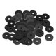 thumbnail image 1 of 55 piezas de arandelas planas de nailon M6, arandela de plástico 6mm ID 20mm OD 1mm de grosor, negro, 1 of 6