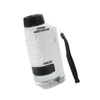 Magideal - Microscopio De Bolsillo, Microscopio Científico Para Niños, Juguete Educativo De 60 A 120 Aumentos, Microscopio Portátil De Mano Para Niños De 8 Años Blanco