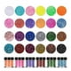 thumbnail image 1 of Glitter Para Resina Uv 24 Colores Aros Llaveros Colgante, 1 of 3