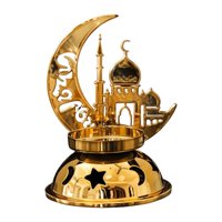 Bothyi - Candelabro Árabe Candelabro De Té Para Gabinete Festival Sala De Estar Gran Castillo