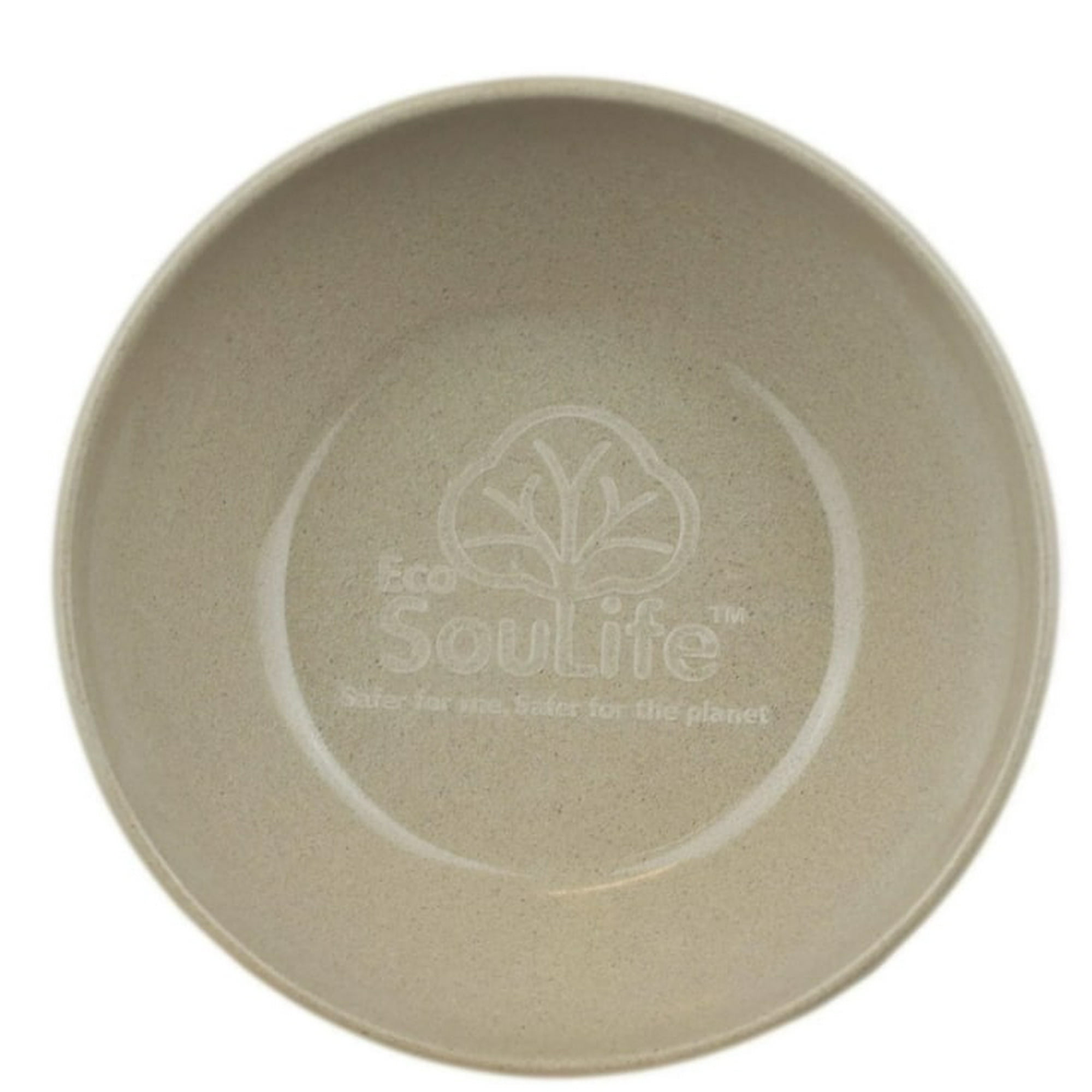 Ecosoulife - Bowl Hecho De Cáscara De Arroz – Producto Ecológico Y Reutilizable Color Crema