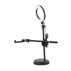 Magideal - Anillo De Luz Para Escritorio Con Soporte Para Cámara, Soporte Para Proyector, Soporte De Mesa, Accesorio Para Cámara Para Transmisión En , Estándar