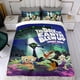 thumbnail image 4 of El Día que la Tierra Explotó Conjunto de sábanas temático, trío de piezas, cómodo y amigable con la piel, diseño único, regalo de decoración para el hogar para familiares, amigos y fans,173cm *218cm, 4 of 6