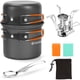 thumbnail image 1 of Odoland Camping Cookware Mess Kit, Lightweight Pot Stove Set, 1 of 3