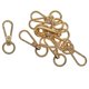 thumbnail image 5 of 10 Piezas Giratorias Broche De Langosta Clips Llavero Llaveros DIY Dorado, 5 of 5