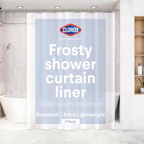 Forro Para Cortina De Ducha Clorox Premium Liviano 3G Peva