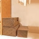 thumbnail image 3 of Caja de almacenamiento de mimbre tejido con tapa - Juego de piezas - Cesta rectangular de algas marinas y cesta de almacenamiento con tapa - Estante organizador de ratán, 3 of 7