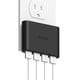 thumbnail image 1 of Cargador de pared USB iHome Slim AC Pro multipuerto de 4 puertos, 1 of 7