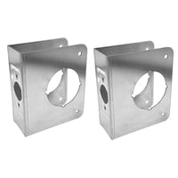 Bothyi - Placa De Refuerzo Para Cerradura Y Puerta, Orificio Único De 2-1/8 Pulgadas, Entrada De 2-3/8 Pulgadas