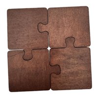 Bothyi - Posavasos De Madera Para Inauguración De La Casa, Regalos Reutilizables Para Comedor, Cocina, 4 Uds.