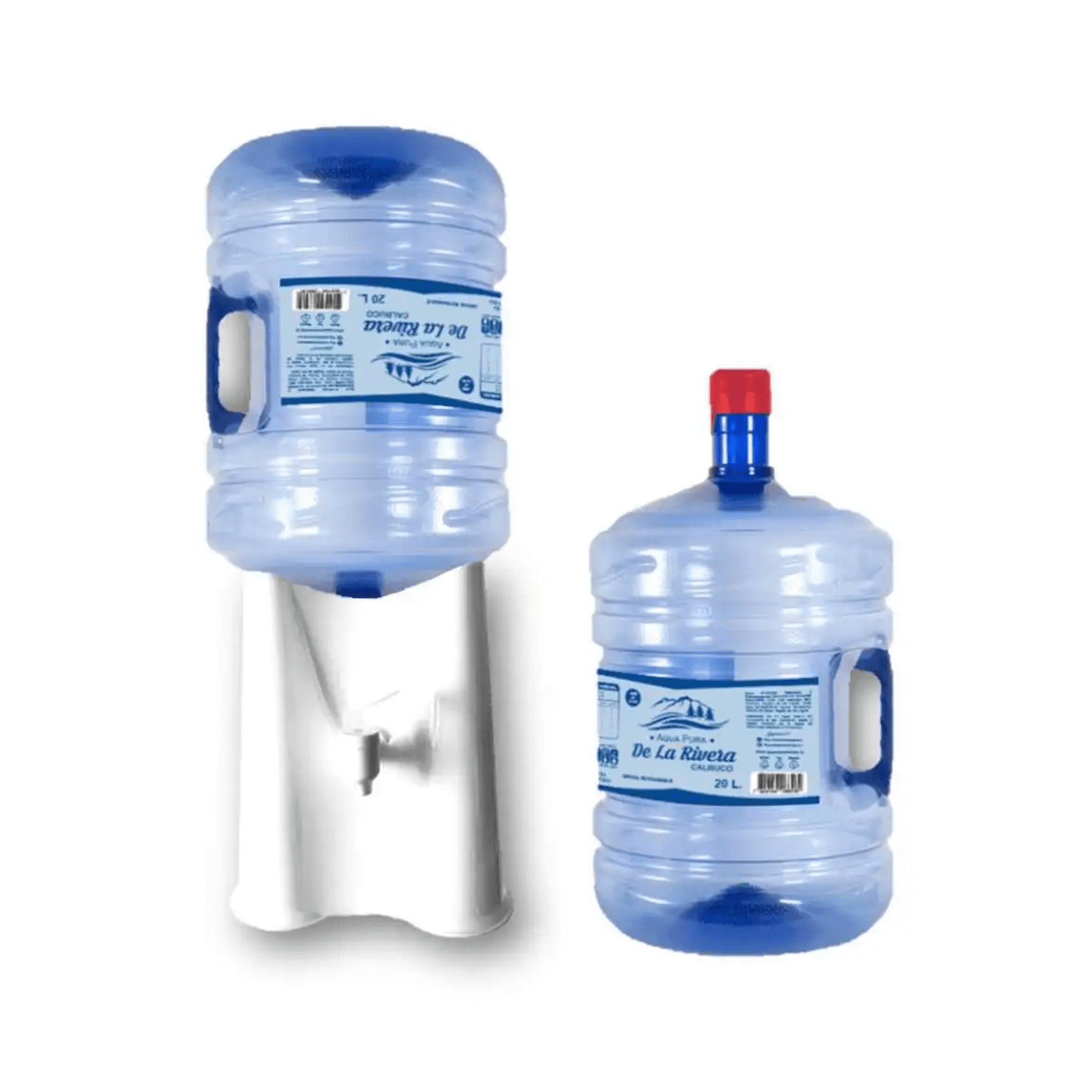Agua Pura De La Rivera - Kit 2 Agua Purificada Y Dispensador De Sobremesa Solo Rm