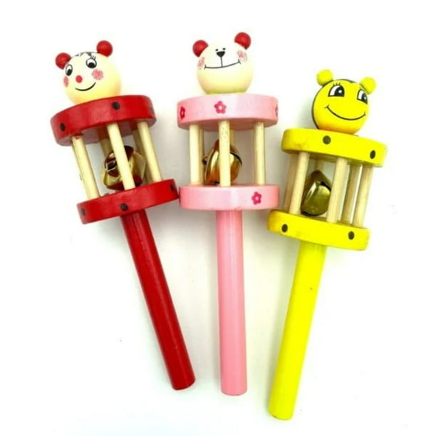 Set Cascabel Juguete Madera