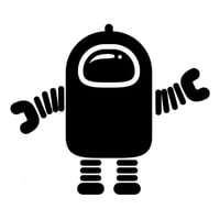 Rienda Libre Graphics - Decomural Alien Robot Spaceman Ufo Ws-15773