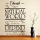 thumbnail image 2 of Decomural Cherish The World David Attenborough WS-41490, 2 of 2