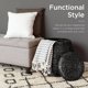 thumbnail image 3 of Cesta de almacenamiento Best Choice Products Vintage Jacinth Black, 3 of 7