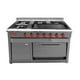 thumbnail image 1 of Cocina Industrial 6 Platos Con Horno Enlozado y Plancha Sobre Cubierta, 1 of 3