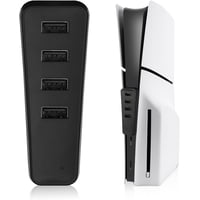Hub Aaronmei Para Ps5 Slim 4 Usb + 1 Tipo C Negro