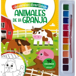 El Gato De Hojalata - Libro Acuarelas Divertidas: Animales De La Granja