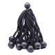 thumbnail image 5 of 10x Correa De Amarre De Lona Para Tienda De Campaña Con Cuerda Elástica Duradera Para Toldo, Color Negro, 5 of 5