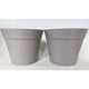 thumbnail image 1 of Set de 2 Maceteros Biodegradables Clásico Gris, 1 of 3
