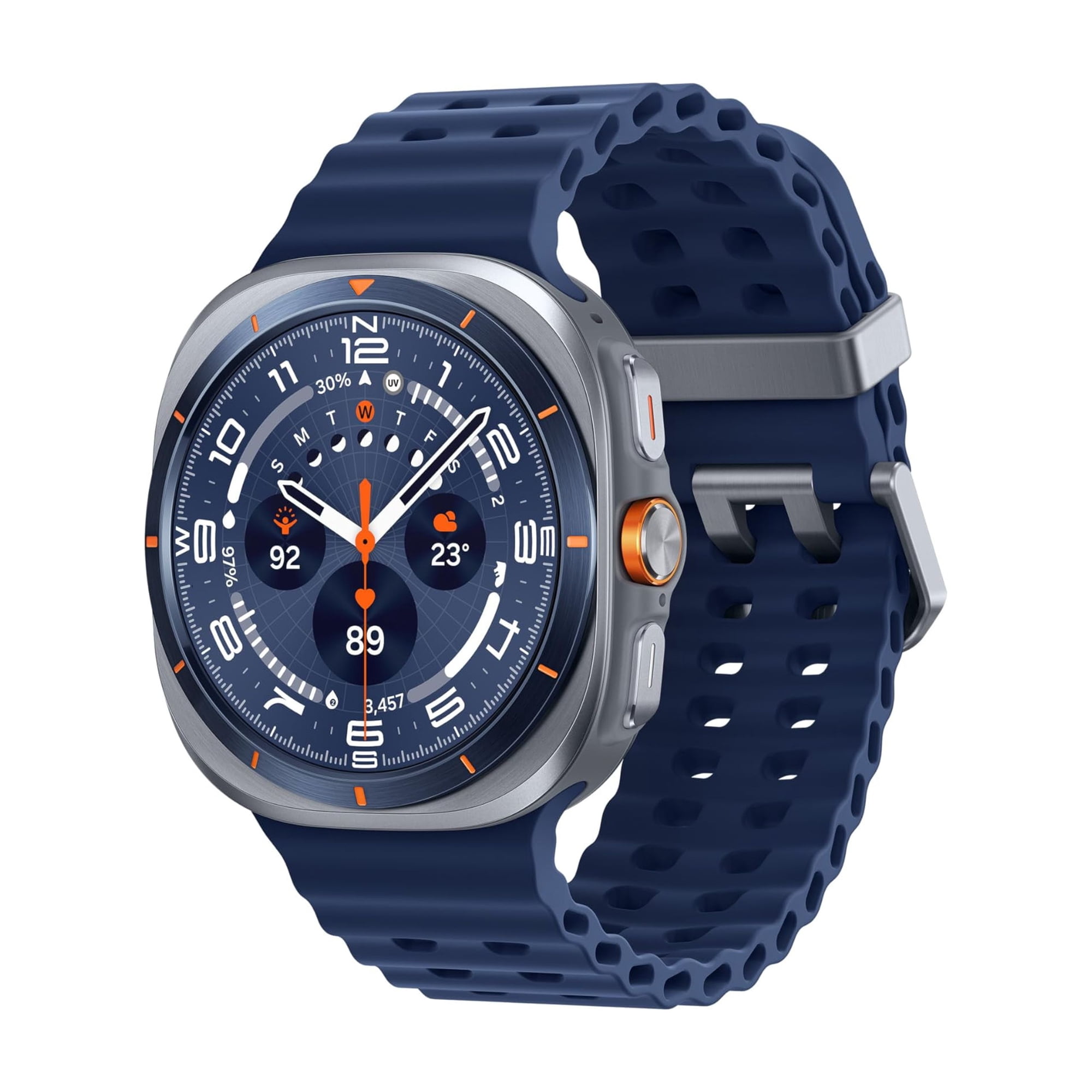 Reloj Samsung Watch 7 Ultra 47 Mm Lte Ai Gps Titanio Azul