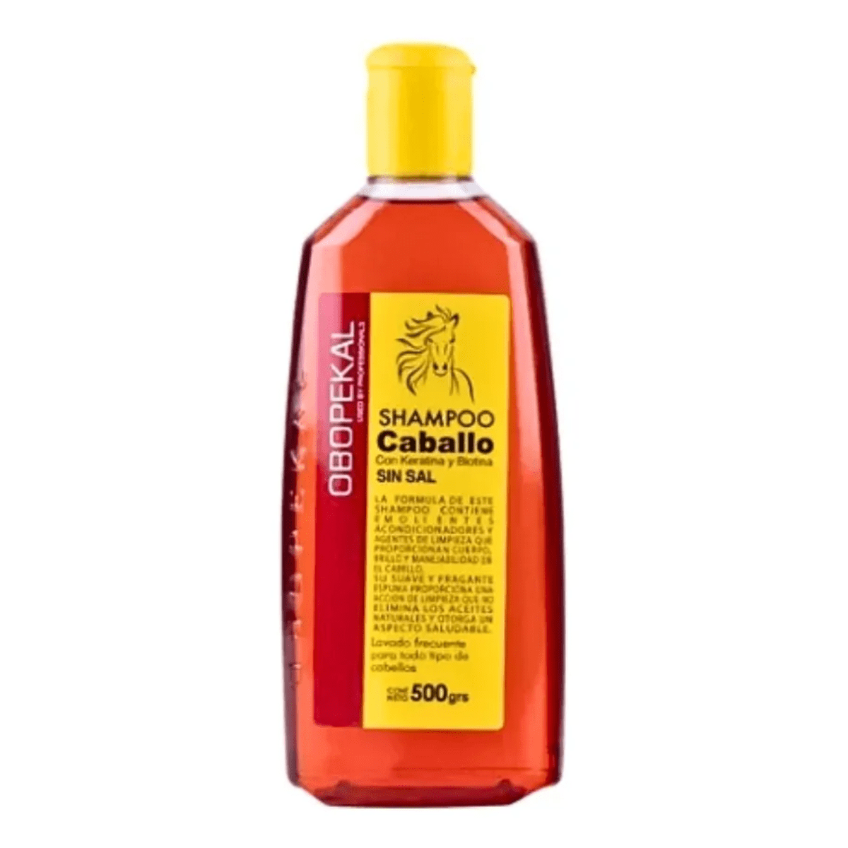 Genérico - Shampoo Caballo Con Biotina + Keratina Sin Sal 500 Ml